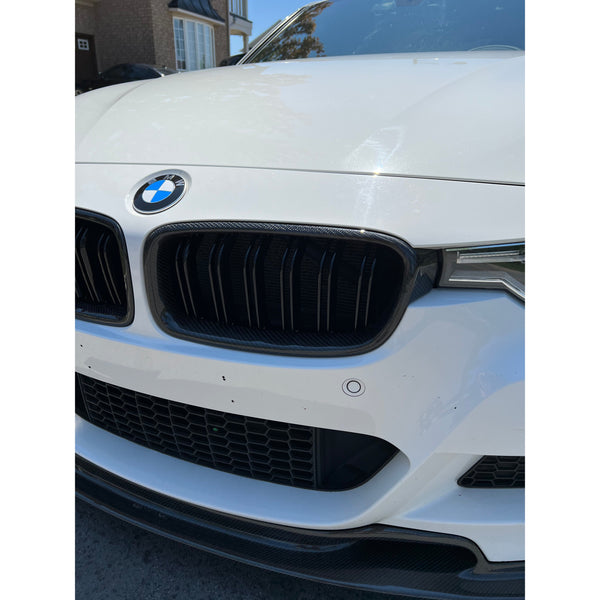 Dual Slat Carbon Front Grilles - BMW F Chassis