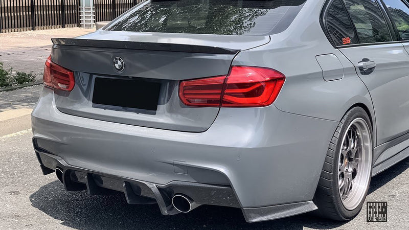 CARBON FIBER GEEX REAR DIFFUSER FOR THE BMW F30 - 335I & 340I