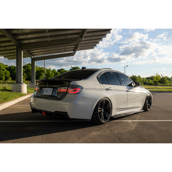 Carbon Fiber Diffuser w/ Brake Light - BMW F30 3 Series