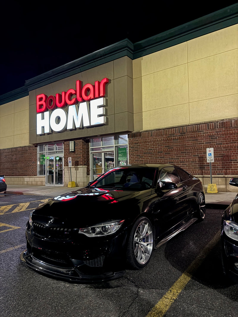 R Style Carbon Fiber Front Lip - BMW F82 / F83 M4