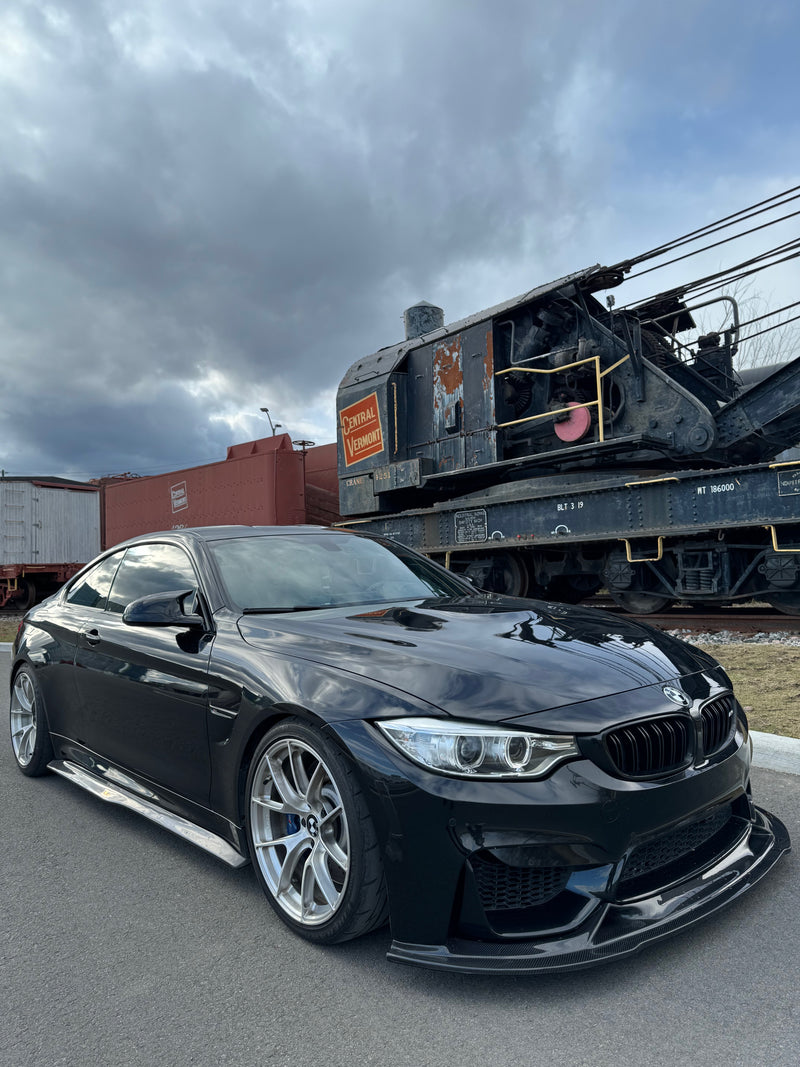 R Style Carbon Fiber Front Lip - BMW F82 / F83 M4