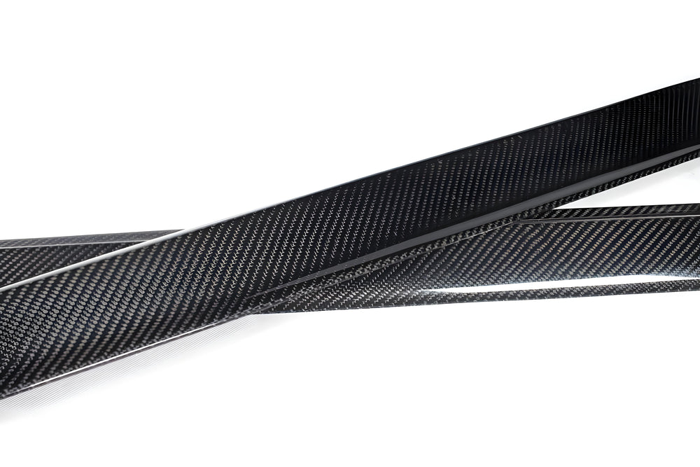 V2 Style Carbon Fiber Side Skirts - BMW F32 4 Series