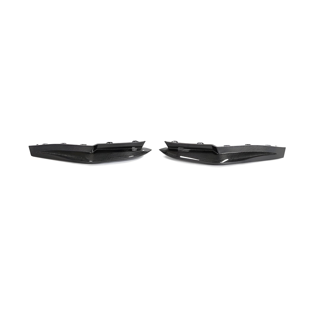 Dry Carbon Fiber Rear Canard Splitters - BMW G80 M3