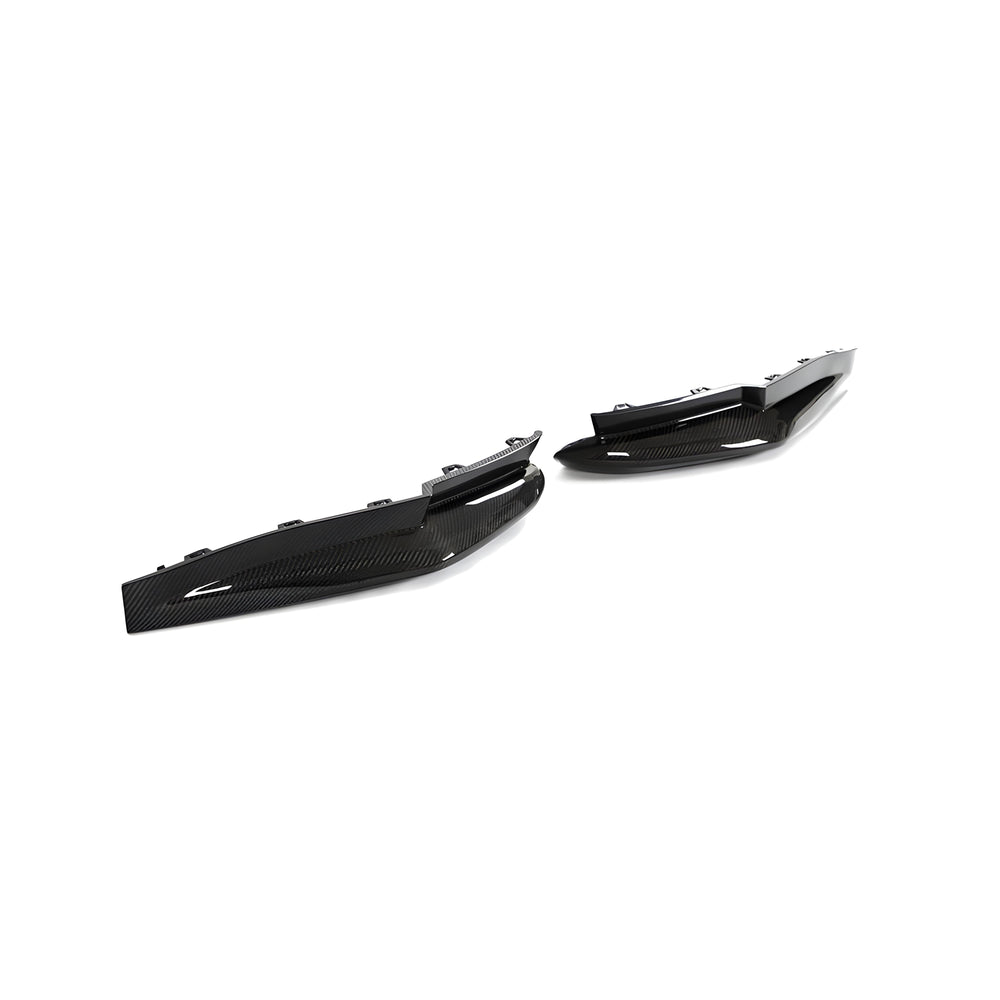 Dry Carbon Fiber Rear Canard Splitters - BMW G80 M3