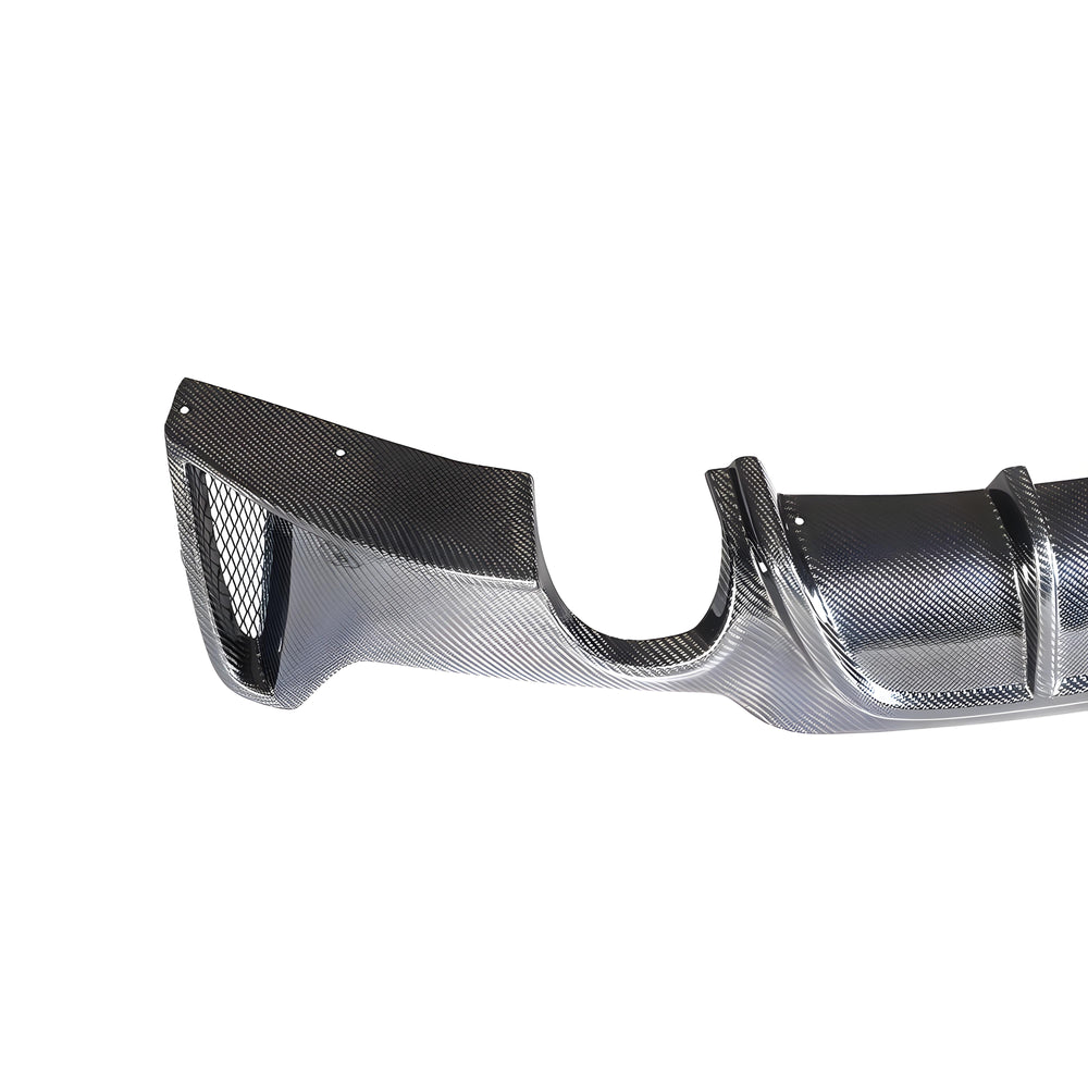 MP Style Carbon Fiber Dual Exhaust Diffuser - BMW F32 / F33 / F36 4 Series