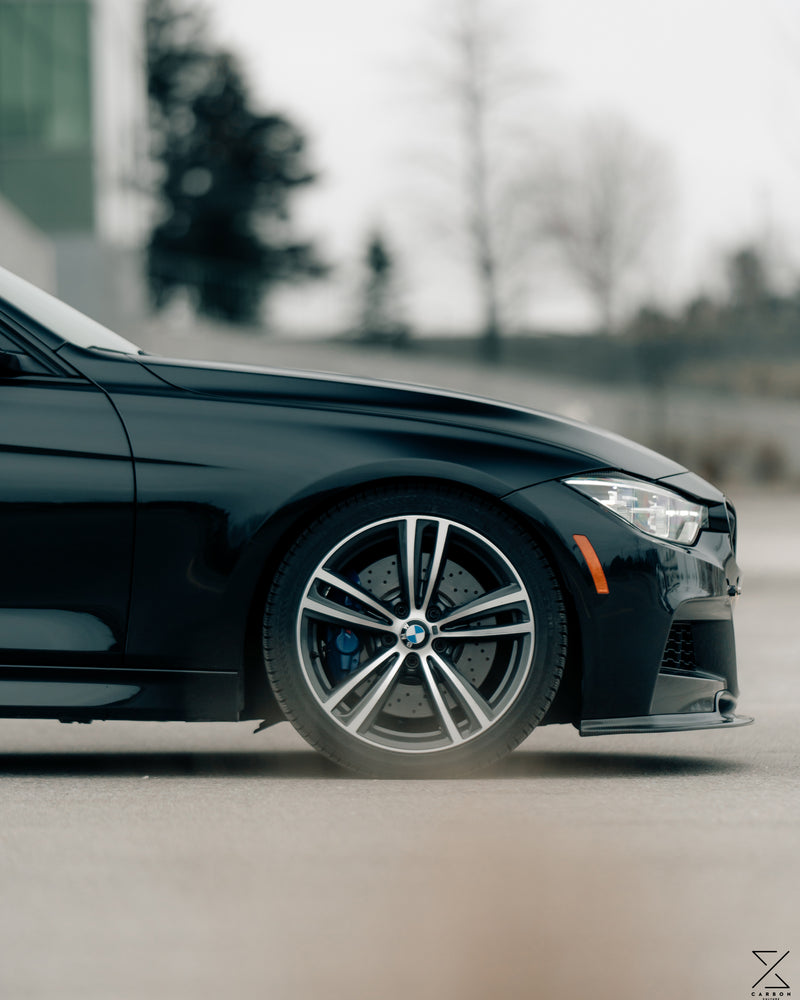 Varis Carbon Fiber Front Lip - BMW F30 3 Series