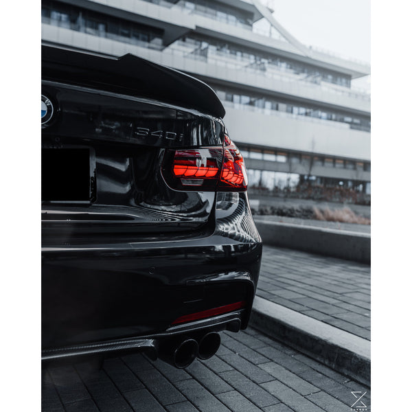 PSM Style High Kick Carbon Fiber Spoiler - BMW F30 3 Series / F80 M3