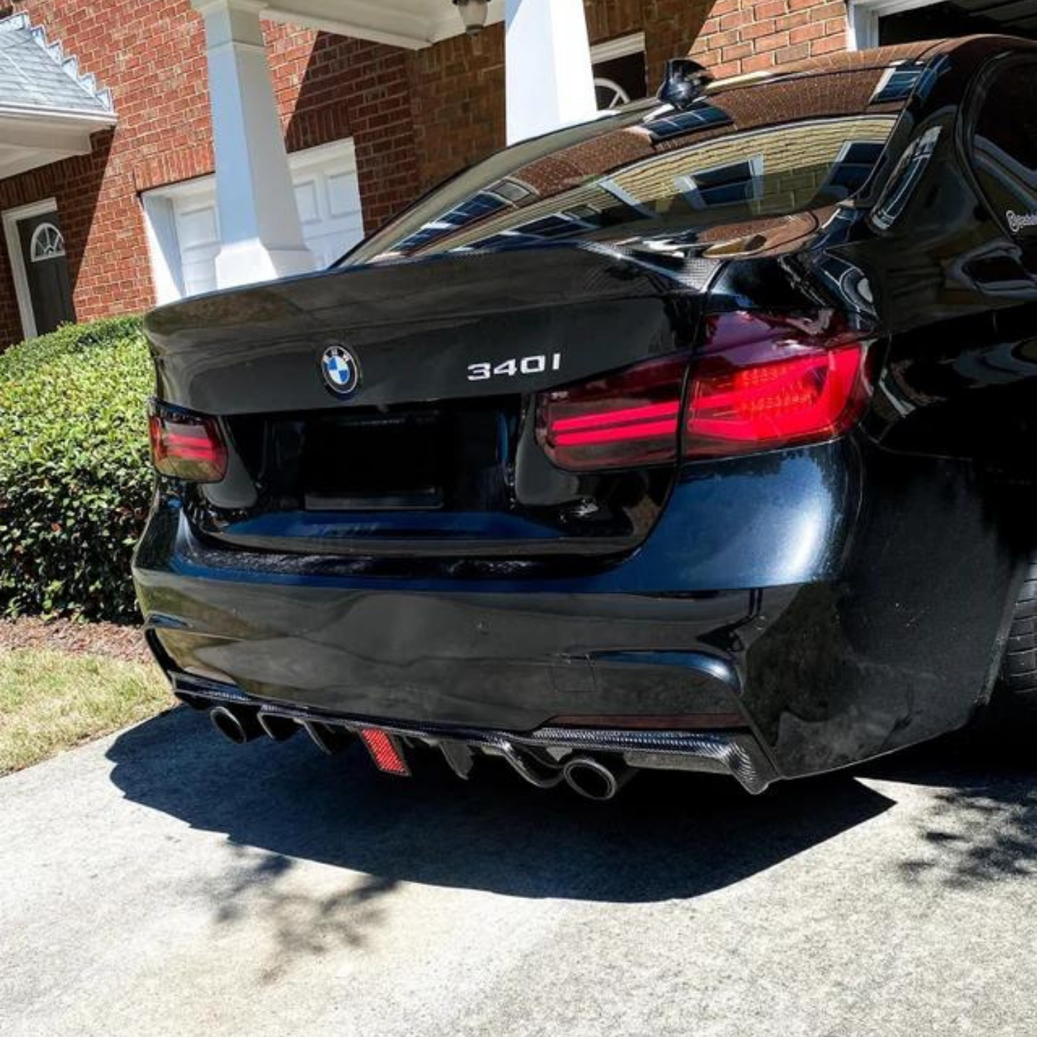 M Performance Carbon Fiber Rear Diffuser w/ Brake Light - BMW F30