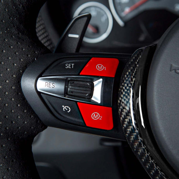 BMW M Red Steering Wheel Buttons