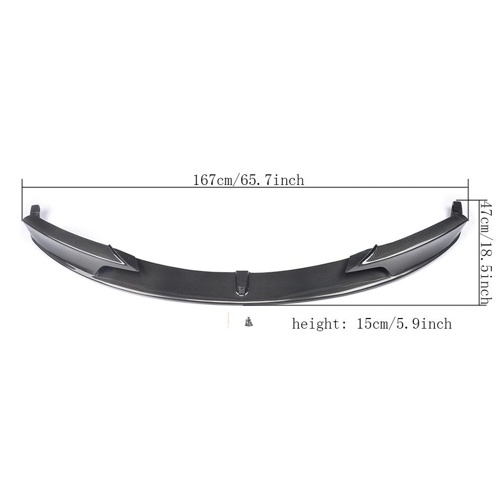 MP Style Carbon Fiber Front Lip - BMW F30 3 Series